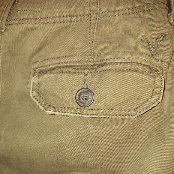 American Eagle Outfitters Classic Men Cargo Shorts Size 28 Green - Picture 5 of 6